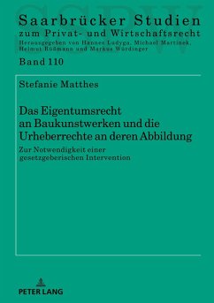 Cover Das Eigentumsrecht an Baukunstwerken und die Urheberrechte an deren Abbildung