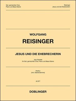Cover Jesus und die Ehebrecherin für Soli, gem Chor, Klavier und E-Bass Partitur und E-Bass-Stimme