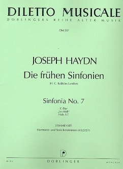 Sinfonie C-Dur Nr.7 Hob.I:7 für Orchester Stimmenset (Harmonie und 4-3-2-2-1)