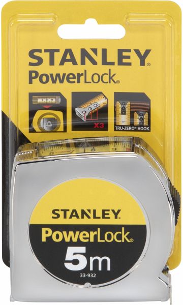 Stanley Bandmaß Powerlock, 5m 19mm Stanley Bandmaß Powerlock, 5m 19mm