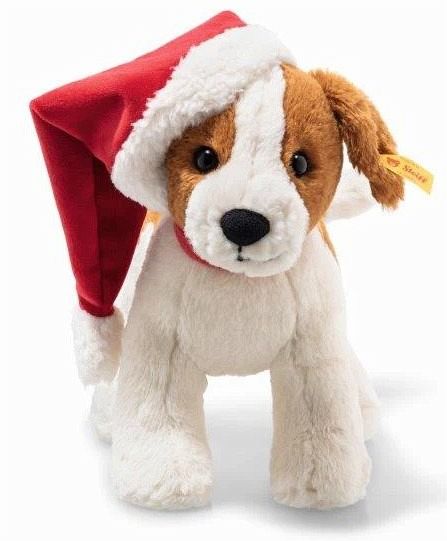 Steiff 114199 - Snuffy Hund Cosy Christmas, braun/beige, 27 cm Steiff 114199 - Snuffy Hund Cosy Christmas, braun/beige, 27 cm
