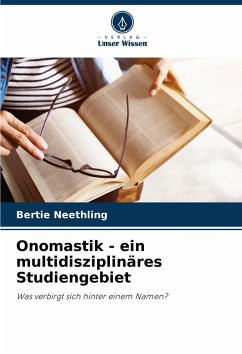 Cover Onomastik - ein multidisziplinäres Studiengebiet