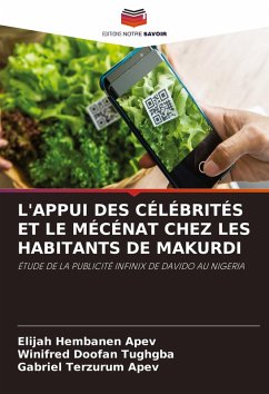 Cover L'APPUI DES CÉLÉBRITÉS ET LE MÉCÉNAT CHEZ LES HABITANTS DE MAKURDI