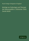 Beiträge zur Pathologie und Therapie der Nasensyphilis: A. Klinischer Theil: Zweite Reihe