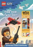 LEGO® City: Time for Take-Off! Activity Book (with Freddie Flyer minifigure and toy plane mini-build) LEGO® City: Time for Take-Off! Activity Book (with Freddie Flyer minifigure and toy plane mini-build)