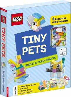 LEGO® Books. Tiny Pets: Build and Fold Crafts (with 3 exclusive models, 65 pieces, craft book, craft sheets and stickers) - Buster Books; Lego®