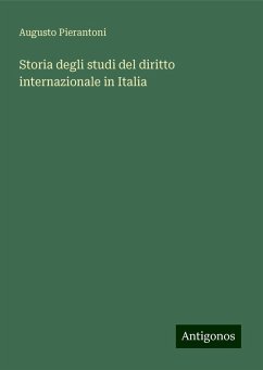 Storia degli studi del diritto internazionale in Italia - Pierantoni, Augusto