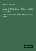 Alcuni artisti siciliani a Roma nei secoli XVI e XVII