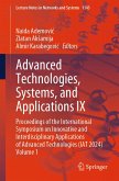 Advanced Technologies, Systems, and Applications IX (eBook, PDF)