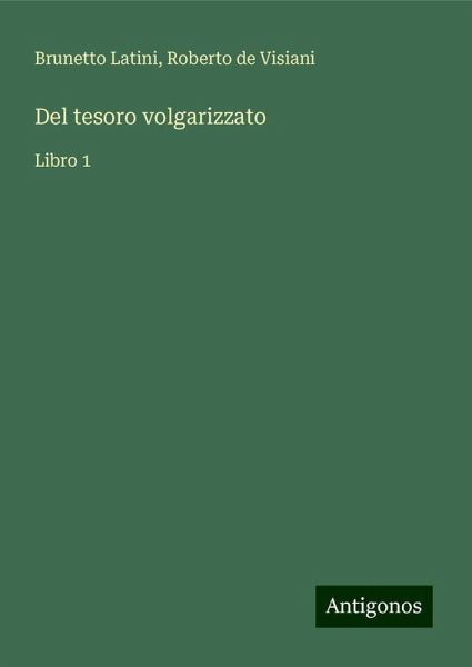 Del tesoro volgarizzato