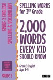 Spelling Words for 3rd Grade Spelling Words for 3rd Grade