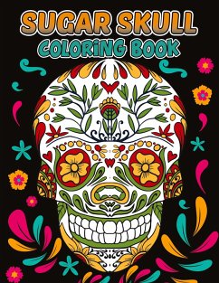 Cover Sugar Skull Coloring Book