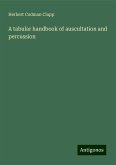 A tabular handbook of auscultation and percussion