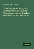 Annulata semperiana: Beiträge zur Kenntniss der Annelidenfauna der Philippinen nach den von Herrn Prof: Semper mitgebrachten Sammlungen