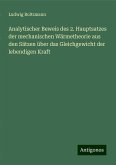 Analytischer Beweis des 2. Hauptsatzes der mechanischen Wärmetheorie aus den Sätzen über das Gleichgewicht der lebendigen Kraft