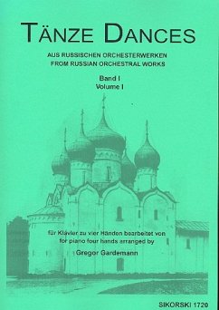 Cover Tänze aus russischen Orchesterwerken Band 1 für Klavier zu 4 Händen