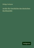 Archiv für Geschichte des deutschen Buchhandels