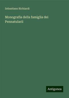 Monografia della famiglia dei Pennatularii - Richiardi, Sebastiano