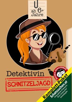 Cover Detektivinnen Schnitzeljagd Kindergeburtstag für Mädchen ab 6 Jahren