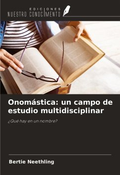 Cover Onomástica: un campo de estudio multidisciplinar