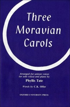 Cover Three Moravian Carols