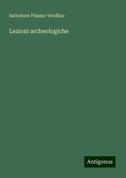 Lezioni archeologiche