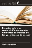 Estudios sobre la composición de algunos elementos esenciales de los yacimientos de potasa