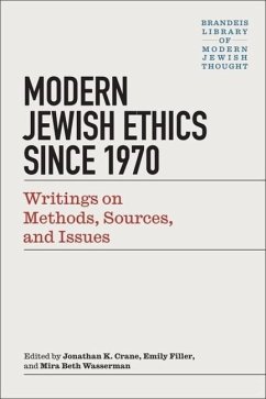Cover Modern Jewish Ethics since 1970