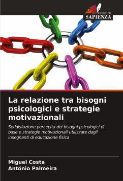 Cover La relazione tra bisogni psicologici e strategie motivazionali