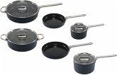 Joseph Joseph Space 6-teilig Kochset, Antihaftbeschichtung