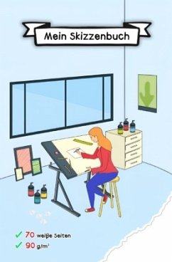 Cover Das Skizzenbuch für jede Zeichnung! (70 weiße Seiten, 90 g/m²)