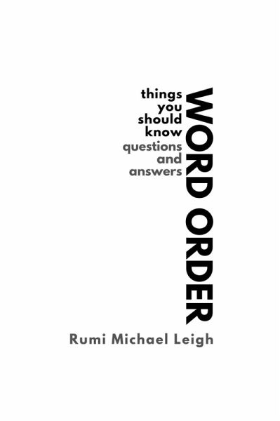 Word Order (eBook, ePUB)