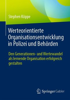 Cover Werteorientierte Organisationsentwicklung in Polizei und Behörden (eBook, PDF)