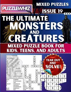 Cover The Ultimate Monsters and Creatures Mixed Puzzle Book for Kids, Teens, and Adults
