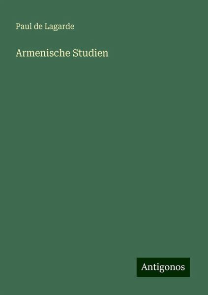 Armenische Studien Armenische Studien