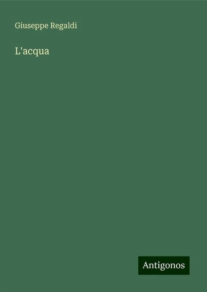 L'acqua