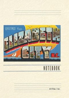 Cover Vintage Lined Notebook Greetings from Elizathe City