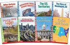Explore the United States' Historic Routes and Modern Governance: Social Studies Readers 8-Book Set