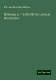 Beitraege zur Textkritik der Lusiadas des Camões