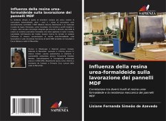 Influenza della resina urea-formaldeide sulla lavorazione dei pannelli MDF - Azevedo, Lisiane Fernanda Simeão de