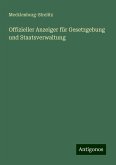 Offizieller Anzeiger für Gesetzgebung und Staatsverwaltung Offizieller Anzeiger für Gesetzgebung und Staatsverwaltung