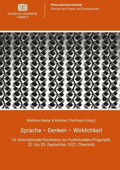 Cover Sprache - Denken - Wirklichkeit