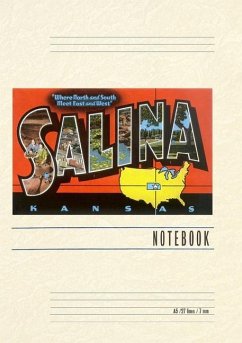 Cover Vintage Lined Notebook Greetings from Salina