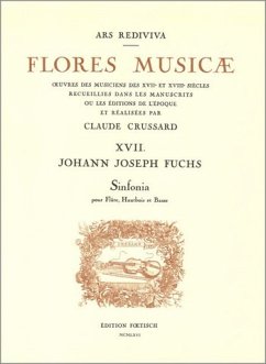 Cover Sinfonia pour flűte, hautbois et basse partition et parties
