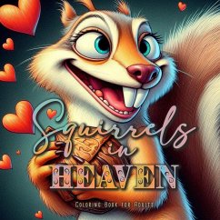 Cover Squirrels in Heaven Coloring Book for Adults