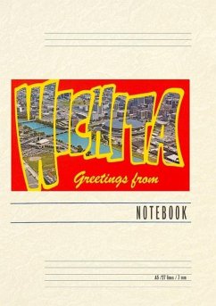 Cover Vintage Lined Notebook Greetings from Wichita