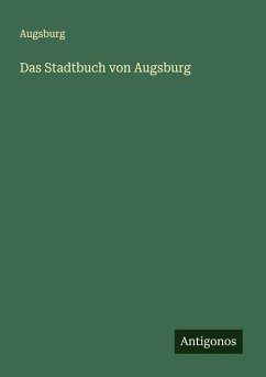 Cover Das Stadtbuch von Augsburg