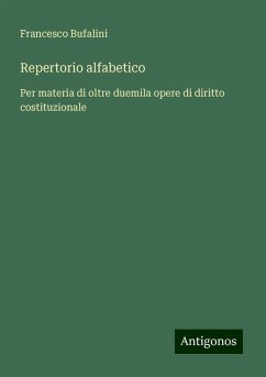 Repertorio alfabetico - Bufalini, Francesco