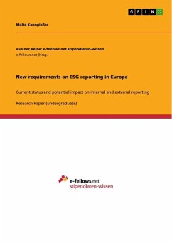 New requirements on ESG reporting in Europe New requirements on ESG reporting in Europe