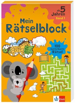 Cover Klett Mein Rätselblock ab 5 Jahren Band 1